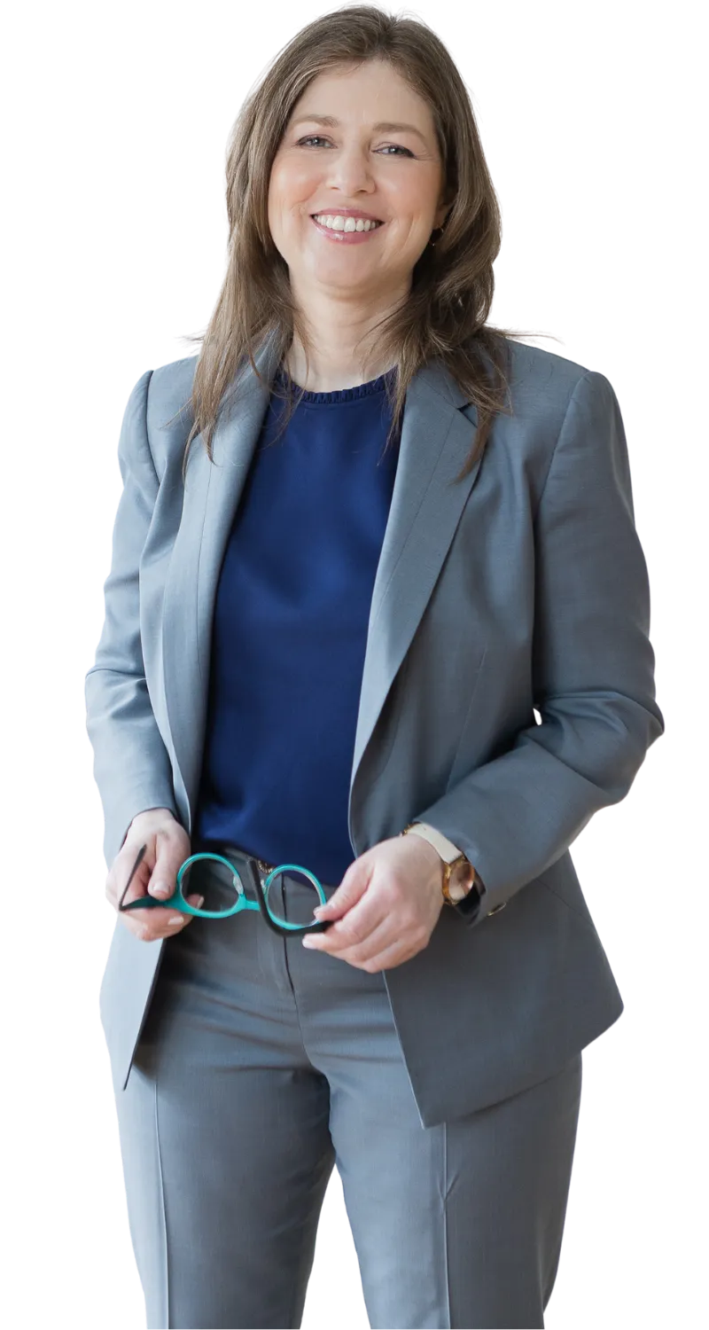 Marlene Buxton in grey suit